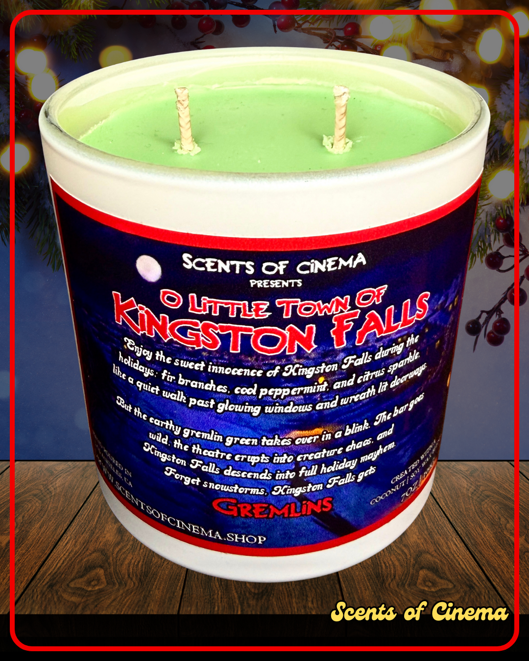 O LITTLE TOWN OF KINGSTON FALLS 7oz | Inspired by the film, Gremlins (1984)