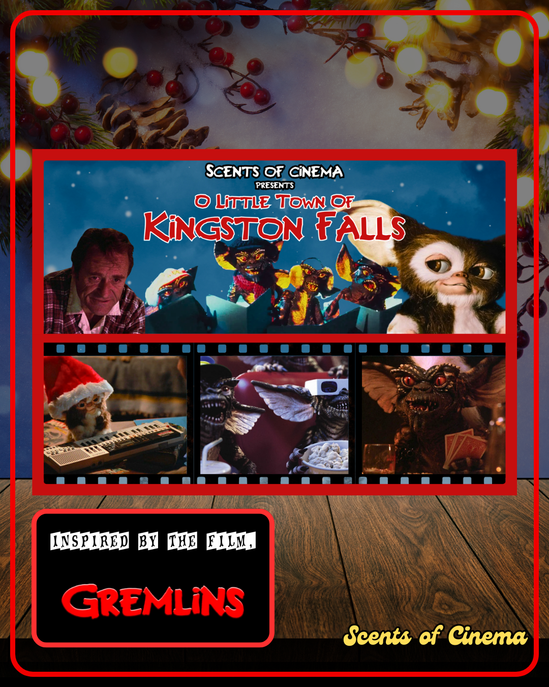 O LITTLE TOWN OF KINGSTON FALLS 7oz | Inspired by the film, Gremlins (1984)